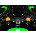 Bonamici Racing Top Triple Clamp (black) for the Kawasaki ZX-4RR 2023-2024